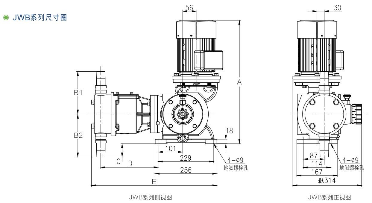 JWB系列柱塞計(jì)量泵